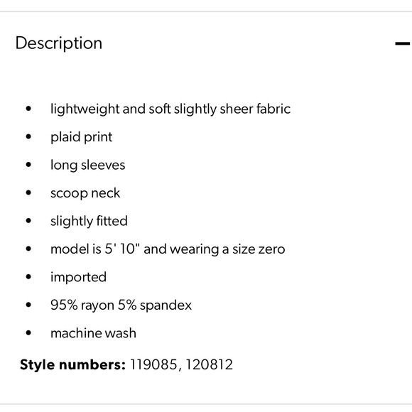 🆕 NWT Maurices 24/7 Black Plaid Long Sleeve Tee - Picture 4 of 5